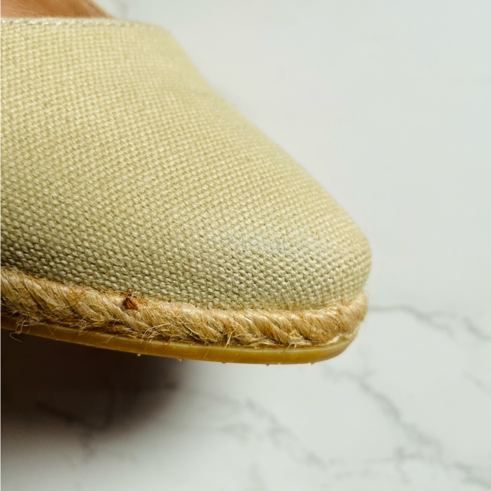 Viscata Palomera Canvas Natural Jute Slingback Espadrille Wedges | Size 40 - Picture 7 of 8